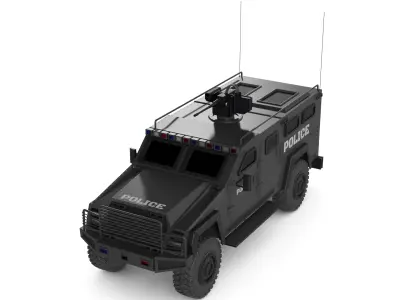 Police Vehicle 3D model buy
