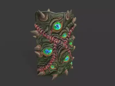 Shield 05 Low-poly 3D model