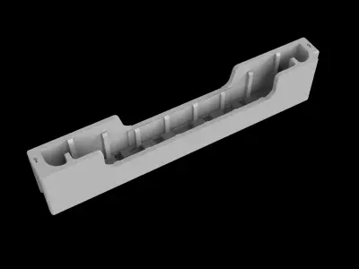 TV 55 POLYSTYRENE PACKAGING 3D model