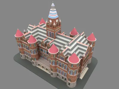 Dallas County Courthouse 3d Model