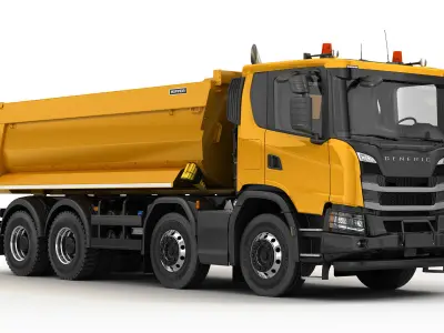Dump Truck 8X4 3D model