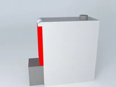 Fröling T4 wood chips boiler, agitator LEFT Free 3D model
