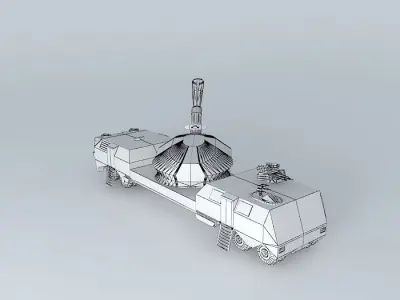 MPC Comet - Mobile Plasma Cannon on the conveyor Elephant Free 3D model