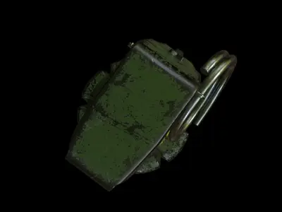 Mk2 Grenade Free low-poly 3D model purchase