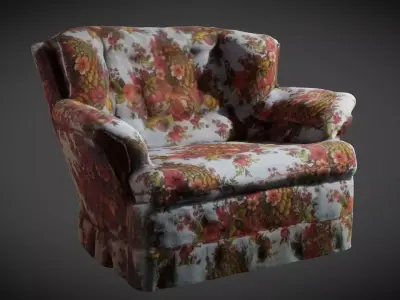 Grandmas Ugly Chair 3D model