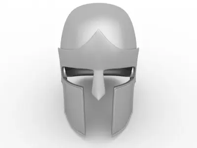Helmet iron spartan helmet 3D model