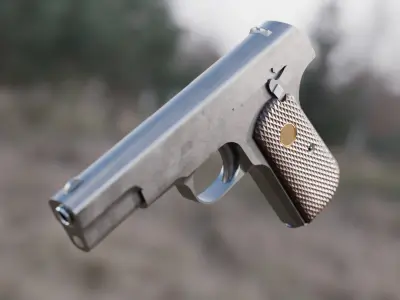 Colt M1903 Low Poly Low-poly 3D model