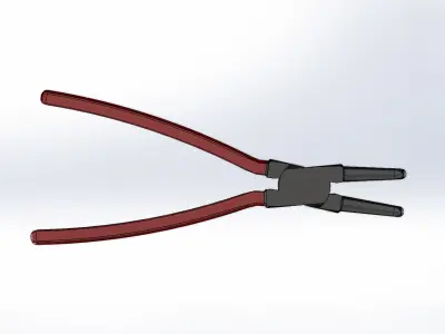 Alicate de Bico Nose Pliers 3D model