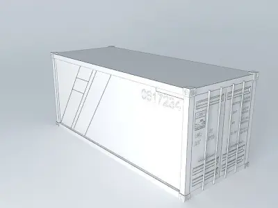 Container shipping Free 3D model shop