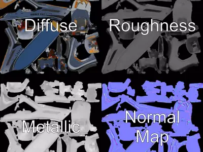 Sleek Yacht model pack Low-poly 3D model