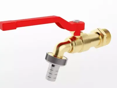 Ball Valve 3D model buy