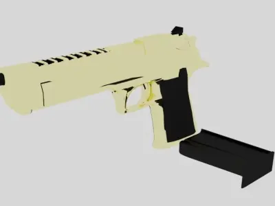 Desert Eagle Free low-poly 3D model purchase