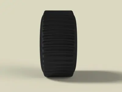 Rear wheel from Dirt dragster 3D model