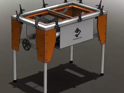 Screen Stretcher 3D model