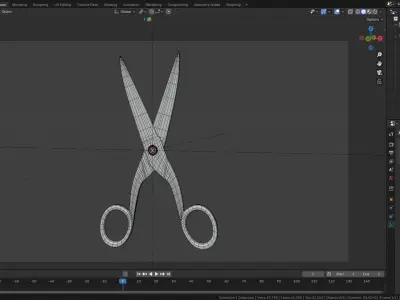 Scissors 1303 3D model