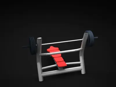 Bench Horizontal 3D model