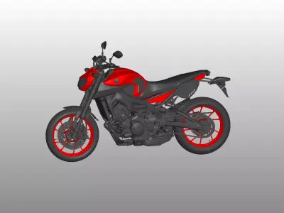 Yamaha MT-09 Tracer 3D model