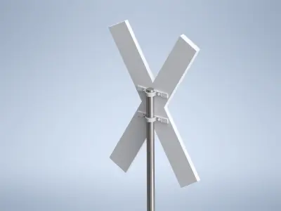 Diagonal cross set   3D print model