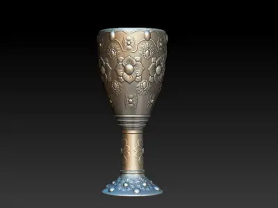 Antique Designer Glass  3D model