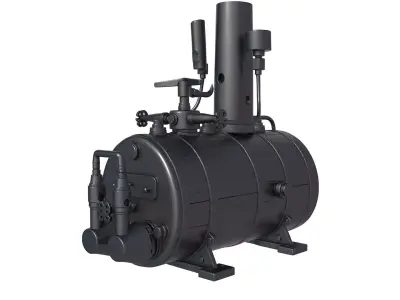 Stationary Steam Engine - steam engine 3D print model