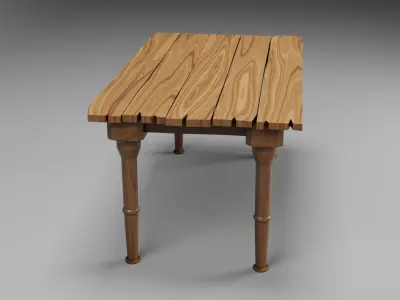 Table 3D model 6