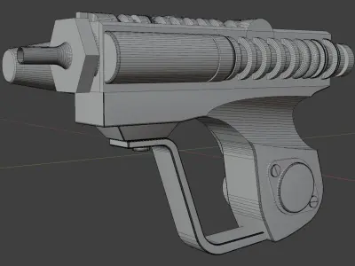 EC-17 Hold-Out Blaster Pistol 3D model