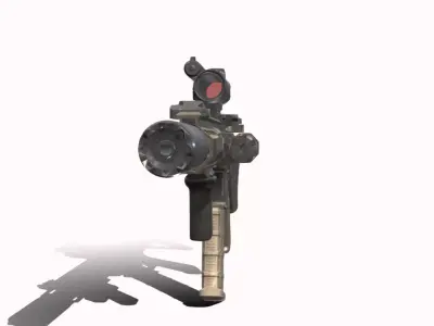 M4A1 SEU EX Low-poly 3D model