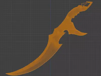 MINI SWORD Low-poly 3D model
