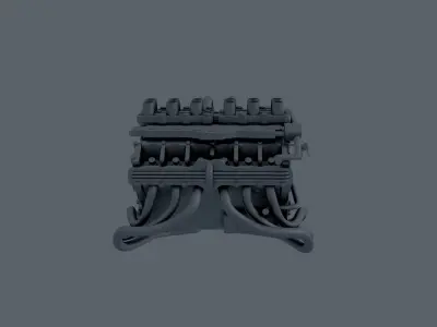 Motor Engine 3D model
