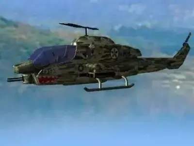 Bell AH-1 Super Cobra 3D model