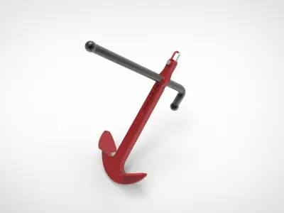 Admiralty Anchor 3D model