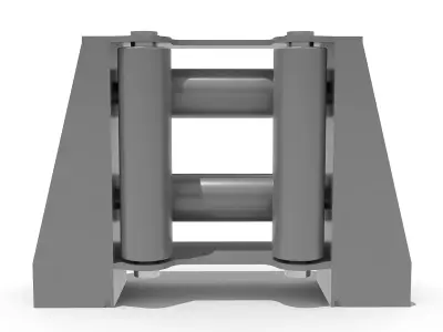 FA4 Roller Fairlead 20t 3D model