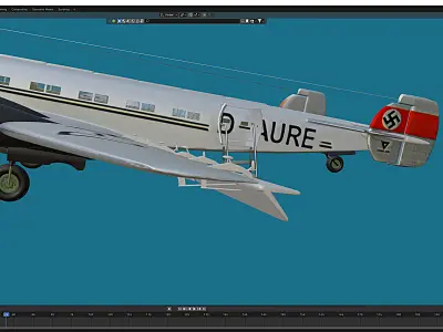 Ju-90 Free 3D model