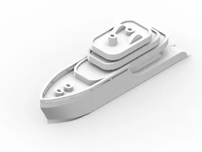 Boats set 3D print model