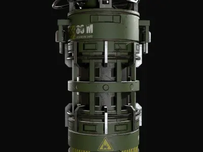 Grenade Concept-2 Low-poly 3D model