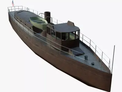 Feiseen Ship Low-poly 3D model