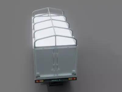 Hino 300 Wide Box Truck 3D model