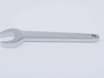 Open Ended Wrench Free low-poly 3D model