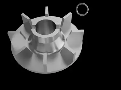 SuperTigre G51   Parts 3D model