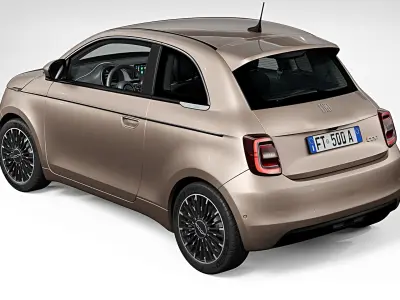 2021 Fiat 500 3plus1 3D model purchase