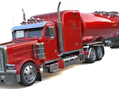 Peterbilt  3d model 3D model