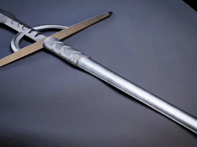 Sword - Dark Fantasy Low-poly 3D model purchase