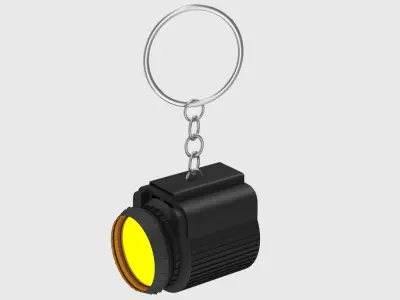  Space Ship Engine Keychain 