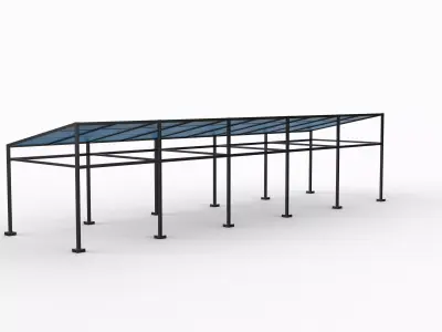 parking frame 3D model