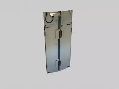 Airplane Cockpit Door Low-poly 3D model