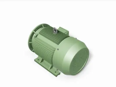 280S B35 Left 2 Pole IEC electric motor - 3D CAD model 3D model