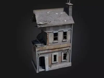 Abandoned Sanctuary  Sacred Ruins of a Forgotten Era 3D model