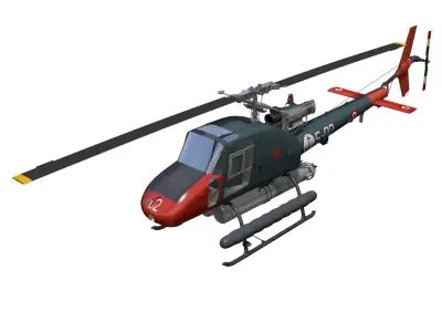 Agusta A106 3D model
