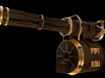 Mini Machine Gun 3D model