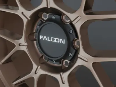 Wheel based on Falcon OffRoad  Titan TX 3D model